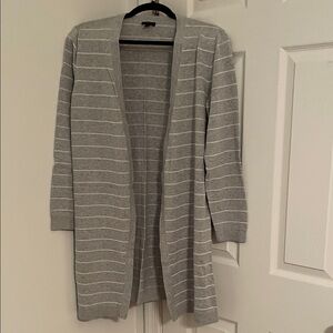 Talbots Gray Striped Women's Sweater